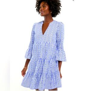 Pomander Place Kenzo Blue Stripe Dress